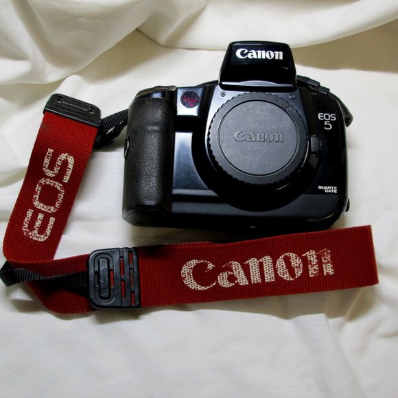 Vintage Canon EOS 5 QD Quartz Date Slr Film Camera Body - Picture 1 of 16